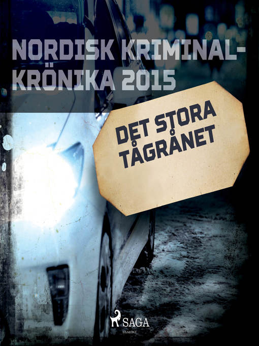 Title details for Det stora tågrånet by Diverse - Wait list